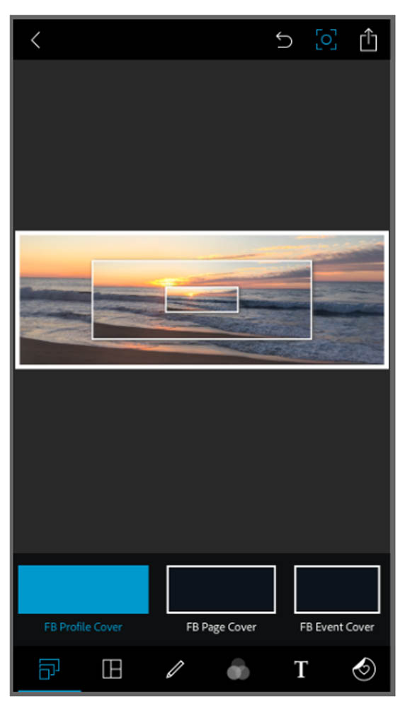 ویرایش در Adobe Photoshop Express