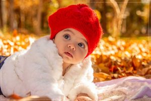 تاثیر رنگ لباس در عکاسی پاییزی