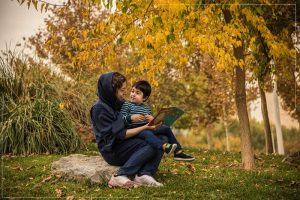 عکاسی پاییزی با نمای باز