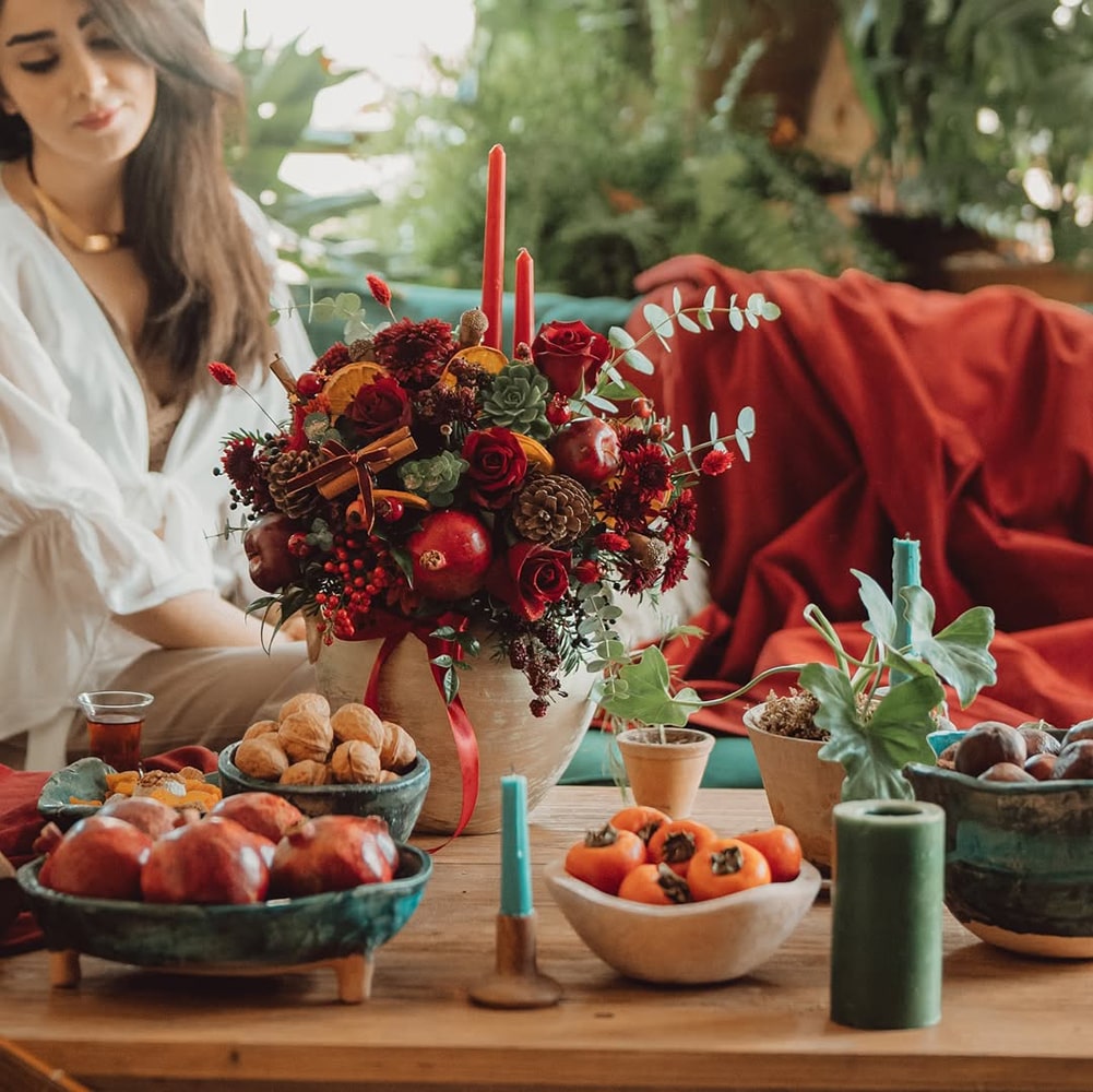 ایده های خلاقانه برای عکاسی شب چله
