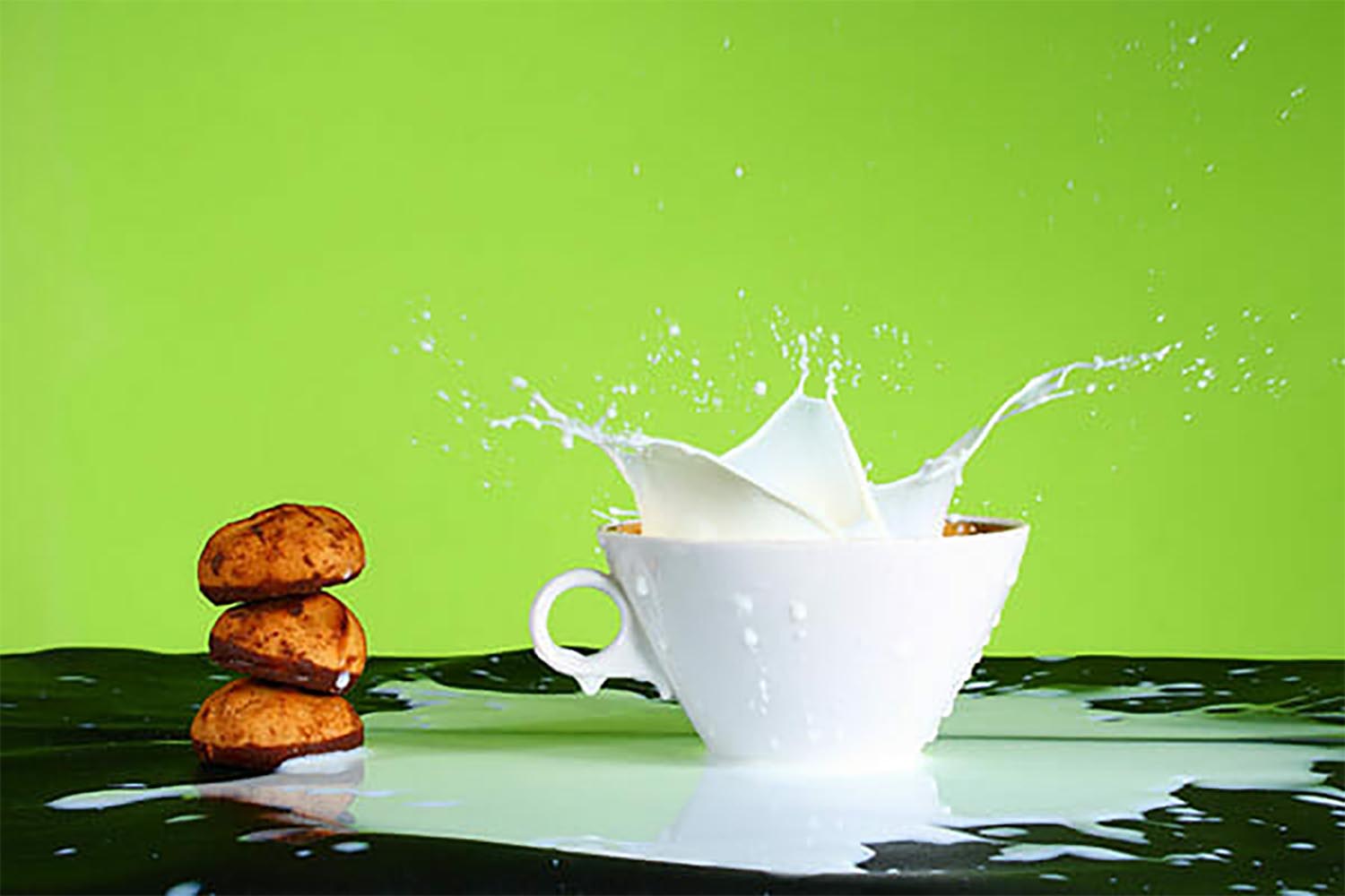 عکاسی قطره شیر